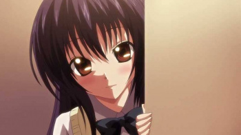 【エロアニメ】風邪で寝ていると、彼女がお見舞いに！「来ちゃった…」と照れる彼女の看病で回復♪汗ばむ僕に、彼女が「一緒にお風呂..入っちゃう？」の画像