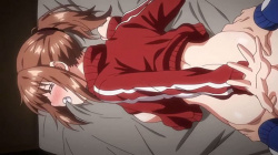 【エロアニメ】声を出したらバレちゃう！修学旅行の旅館で押し入れに隠れた男女が密着状態で理性崩壊！そのまま初SEXで結ばれた青春の1ページ。の画像