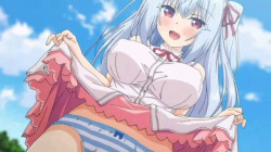 【エロアニメ】公園で美少女観察してたら隣のウサミミ獣人にバレた…羨望と嫉妬で大胆になった巨乳人妻が見せつけてきたエッチな下着。の画像