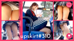 【upskirt#310】バス通学JKについていき、純白Pとムチムチの太ももを逆さ撮りするの画像