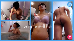 【voyeur#489】スタイル抜群美巨乳お姉さんの着替えとお風呂盗撮の画像