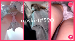 【upskirt#520】いちごPとブラまでみえるワンピースの女の子の逆さ撮りの画像