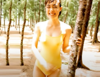 吹石一恵　乳輪透けの超絶美巨乳がヤバい芸能界一の激エロボディにフル勃起確定のお宝グラビア動画の画像