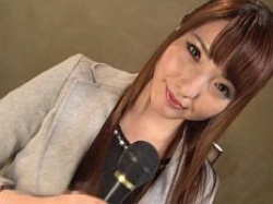 【無】AV撮影の現場レポで連続中出し体験取材させられちゃうお嬢様系の激カワ新人アナ♪の画像