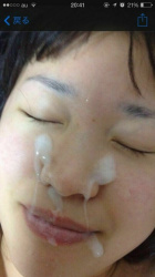 顔射は男の願望の画像