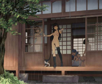 【予定変更】外は雨だから今日は出かけるのヤメて家でセックスしよ?みたいな二次エロ画像の画像