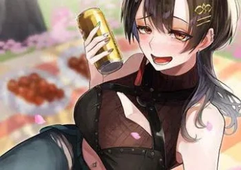 【花見シーズン到来】桜の下でお酒飲んでる女子の二次エロ画像の画像