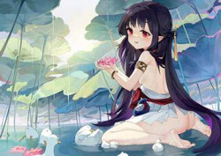 【裸異人】蓮の花と裸体の二次エロ画像の画像