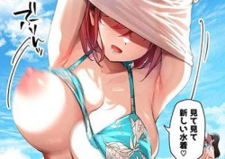 【平成しこらせ部屋】水着から乳首ポロリの二次エロ画像の画像