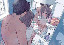 【世界手洗いの日】手を洗う女子の二次エロ画像の画像