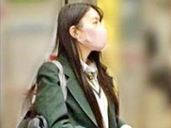 【電車痴漢】【パンチラ盗撮】【睡眠姦】お嬢様名門校の制服。緑ブレザー美少女JKに中出し!ストーキング自宅侵入レイプ!の画像