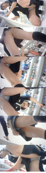 【画像あり】美容家電店員さん、逆さ撮りされて下着を盗撮されてしまうの画像