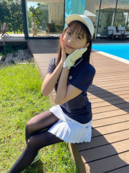 牧野真莉愛の黒タイツゴルフフェア姿が水着よりエロいwwwwwwwwwwwwwwwwwwwwwwwwwwwwwwwwwの画像