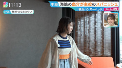 【画像】御手洗菜々アナ　ニットの胸元くっきり、ドアップ！！の画像