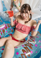 【画像】うんぱい 桃園怜奈 唯井まひろ さつき芽衣 人気AV女優が全裸ナイトプールでテンションアゲアゲ↑ アダルト写真集サンプルまとめの画像
