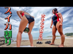 【悲報】競泳水着、おっぱいとケツがはち切れそうｗｗｗｗｗｗの画像