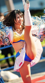 【柔軟性抜群】20歳現役チアダンサーが大人の社交ダンスを踊りにAV出演でアクロバットイキ!の画像