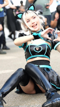 エッチな台湾の美人コスプレイヤー 見せパンでもミニスカだとかなり抜ける! の画像