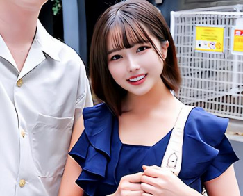 【素人ナンパ企画】「男と女の友情って成立すると思いますか？」ロリまんこから愛液がだらだら垂れてきて… 友だち同士で生セッの画像