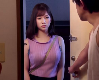 『AVの音がうるさいです！』隣人のクソ生意気な爆乳妻をデカチンで黙らせる！好き放題ハメ続け巨乳人妻マンコに大量中出し！の画像