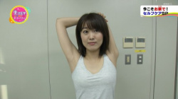 NHKで貧乳美女の腋マ●コ全開＆杭打ちピストンセクシー画像まとめの画像