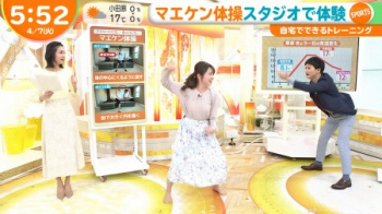 女子アナのマエケン体操でブルンブルン乳揺れ「はやドキ！」セクシー画像まとめの画像