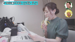 江藤愛アナ バナナフ●ラ素材＆そそるニット巨乳セクシー画像の画像