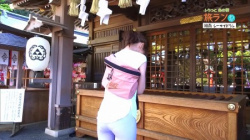 安田美沙子 再々放送されたピチピチスパッツ尻の透けパン線セクシー画像の画像