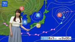 國本未華 TBS気象予報士の開放された巨乳おっぱいセクシー画像の画像