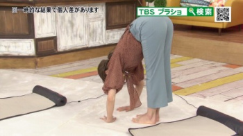 「王様のブランチ」ケツの割れ目くっきり＆仰向けおっぱいセクシー画像まとめの画像