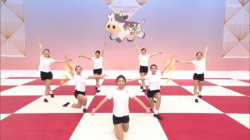 NHK「テレビ体操」お姉さんの新春Tシャツおっぱいセクシー画像(丑年編)の画像