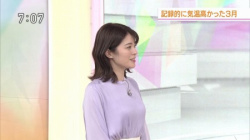 川崎理加アナ NHK若手アナのちょうどいい胸の膨らみの画像