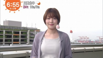 阿部華也子 ボインちゃんの(　三　)パツパツ天気予報の画像