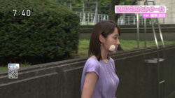近藤奈央 NHK気象予報士さん、胸を強調し始めるの画像