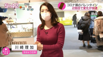 川﨑理加アナ わがままボディのパツパツ感がたまらないの画像