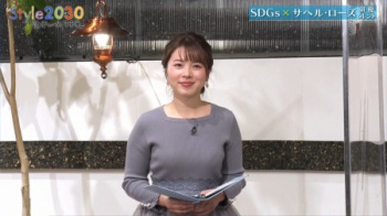 皆川玲奈アナ 熟れかけた巨胸を強調してしまうの画像
