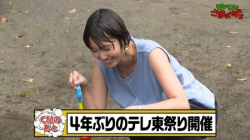 田中瞳アナ、全身ビショビショに濡れまくってしまうの画像