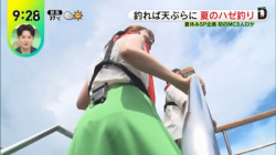 黒田みゆアナ、スカートから下着ラインが透けてしまうの画像