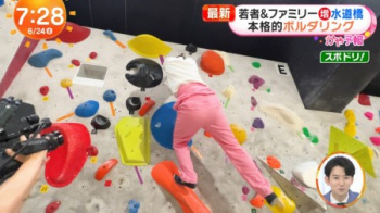 阿部華也子さん、土曜の朝からボリューム満点のデカ尻を見せつけるの画像