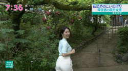 NHKの女子アナさん、ピタパン巨尻で朝から刺激が強すぎるの画像