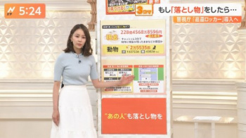 良原安美アナ、スレンダー巨胸が気になって話が入ってこないの画像
