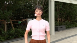 【画像】テレ朝の気象予報士さん、たっぷり横乳が見切れてしまうｗｗｗｗｗの画像