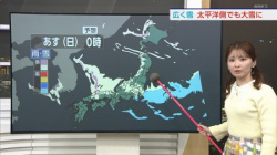 【画像】小ぶりなNHK気象予報士さん、うっかり胸を盛りすぎてしまうの画像