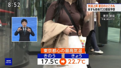 【画像】NHKさん、パイスラを堂々と映してしまうｗｗｗｗｗの画像