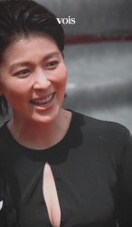 【画像】松たか子さん(48)、カンヌで胸の谷間を披露するｗｗｗｗｗの画像