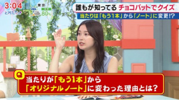 【GIF動画】関西の女子アナさん、生腋と二の腕がたまらないの画像