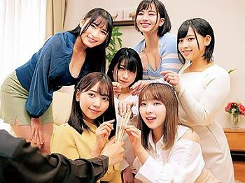 [エロ]【乱交×ハーレム】仲良し6人組の人妻さんたちのご無沙汰マンコに肉棒ぶち込んで膣内にドッピュリ射精したったｗｗｗの画像