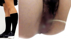 [erotica405]個室の隣から放尿する姿を盗撮される若い娘の陰毛に覆われたピンクマ●コを堪能するトイレ盗撮動画⑦の画像