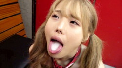 [松本いちか]ノーハンドイラマでえづき汁を垂れ流しながら口内射精される緊縛調教を全裸で懇願するギャルJKの画像