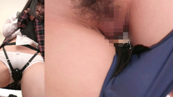 [輝星きら]母の再婚でできた義父に万引きの常習がバレ、リモバイ調教され失禁絶頂しザコまんに堕とされてしまう内気な性格のJKの画像